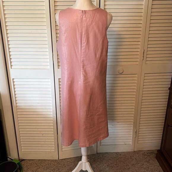 Anne Klein Womens Dress, size Medium, Pink, Dressy Shift, Sleeveless, Fully Line - Picture 3 of 10